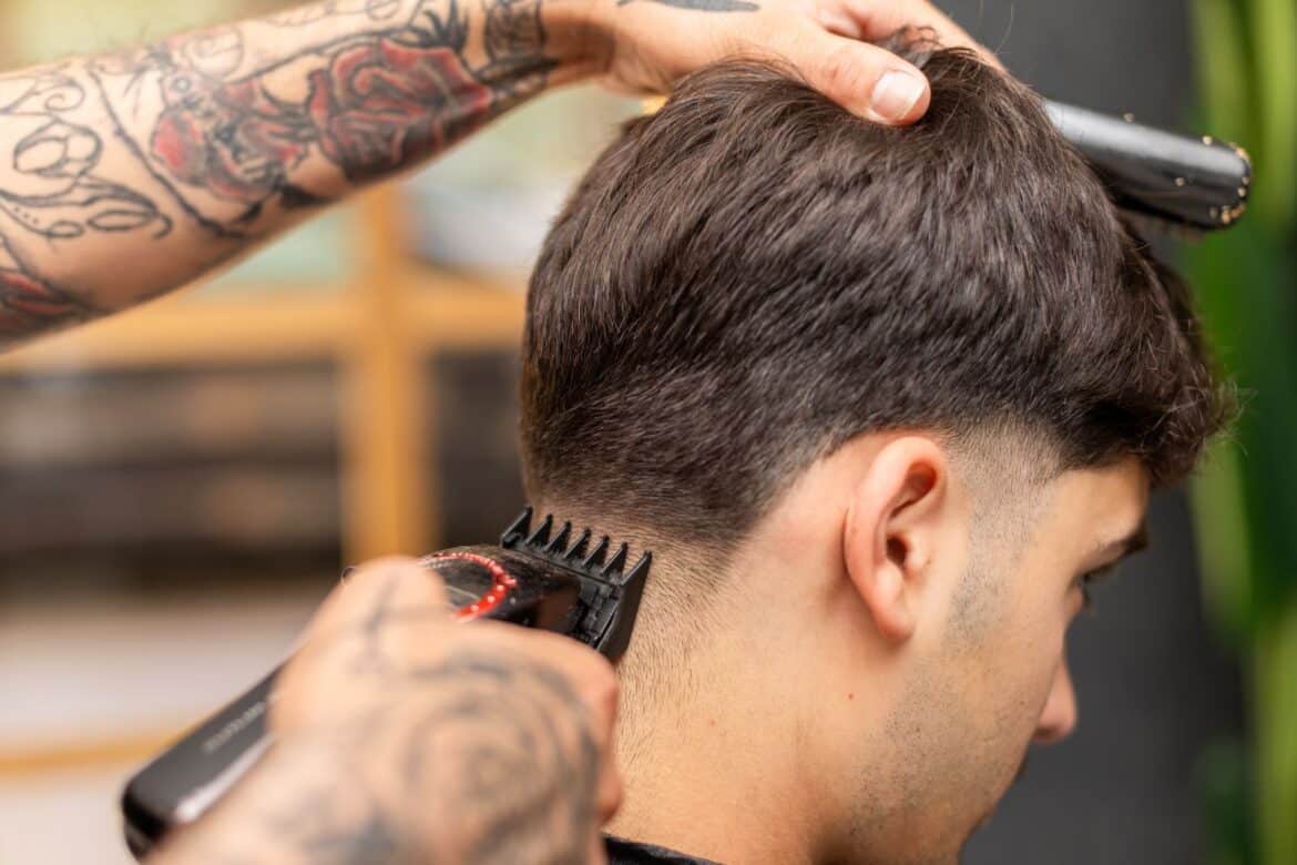 coupe dégradé bas homme