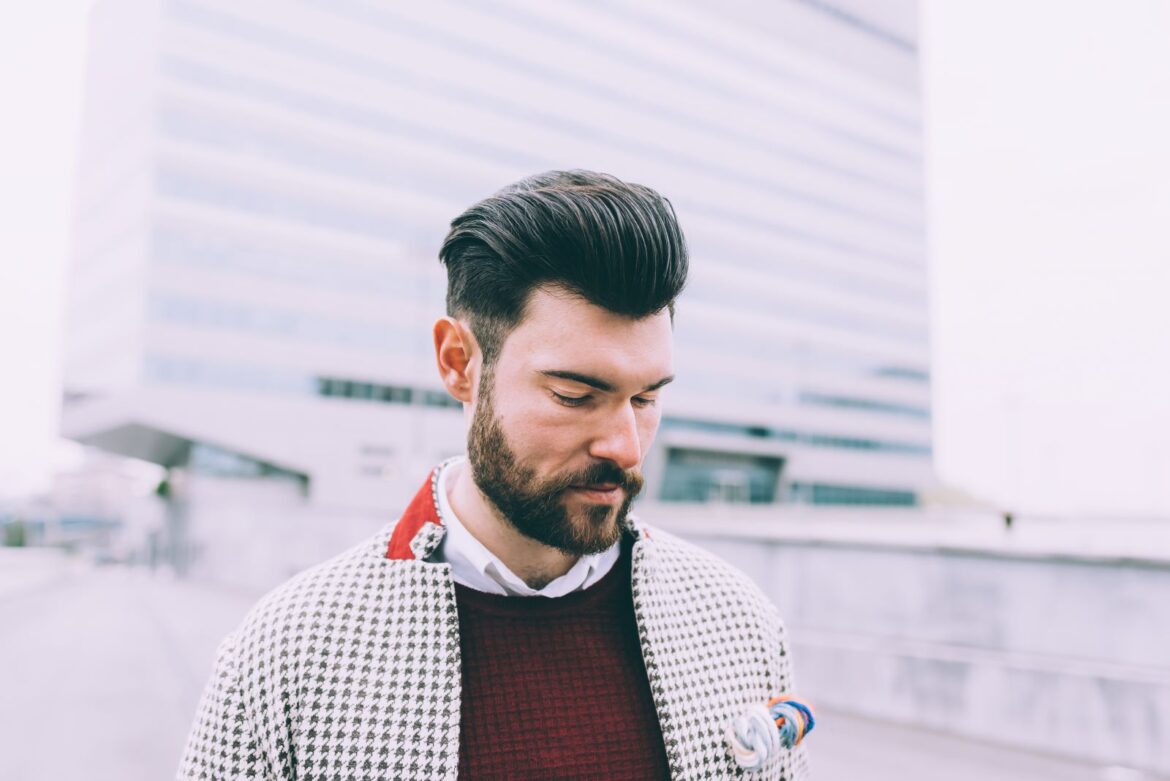 illustration coupe homme annee 50