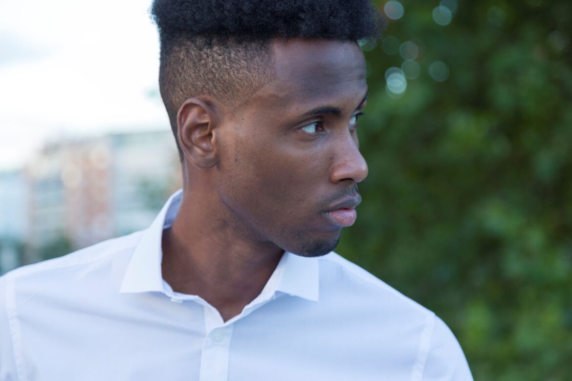 exemple dégradé homme noir