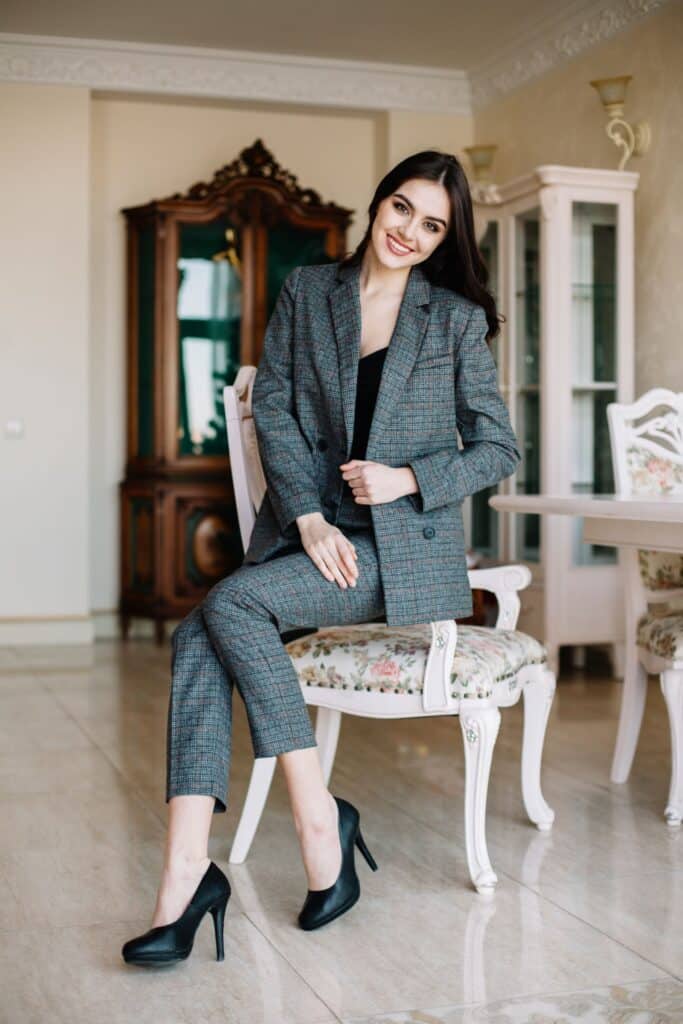 ensemble tailleur femme blanche