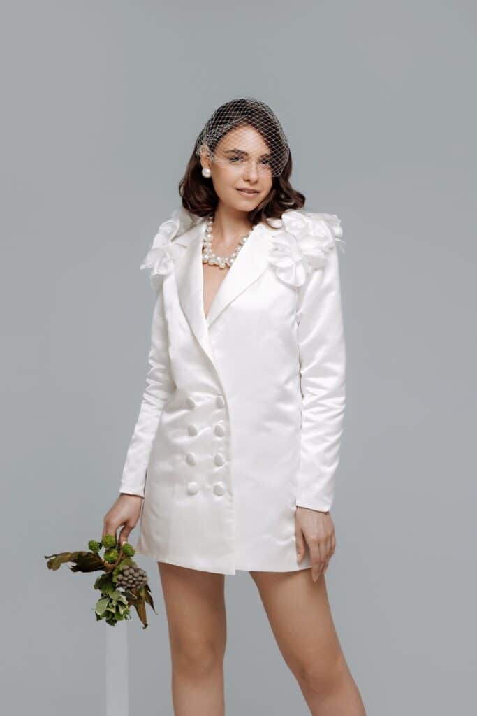 tailleur mariage style robe