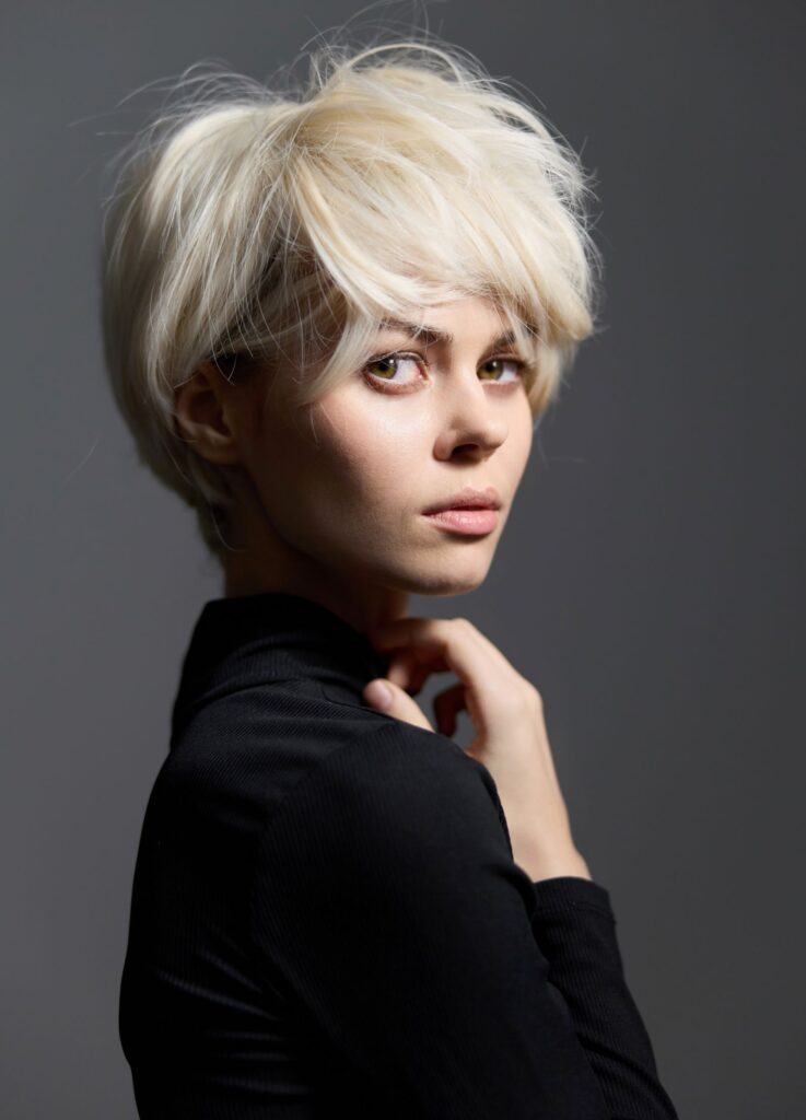 bixie cut jeune femme