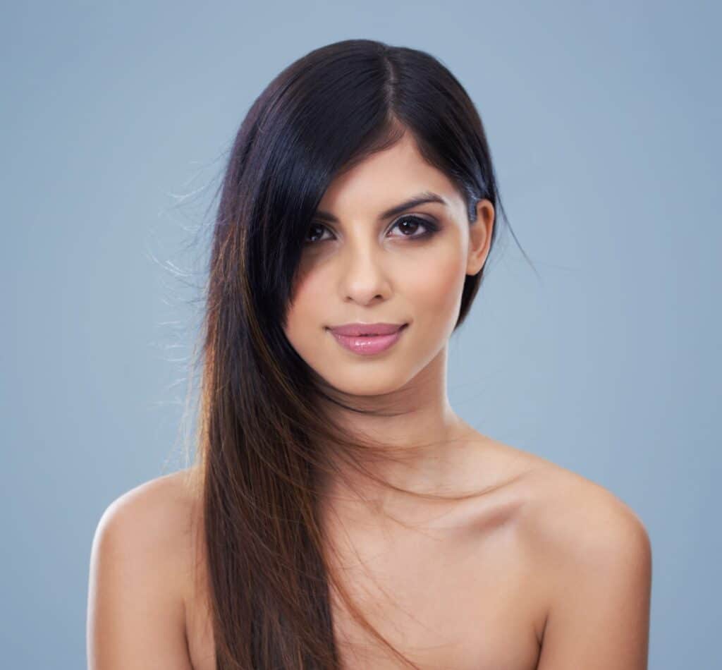 carré asymétrique femme