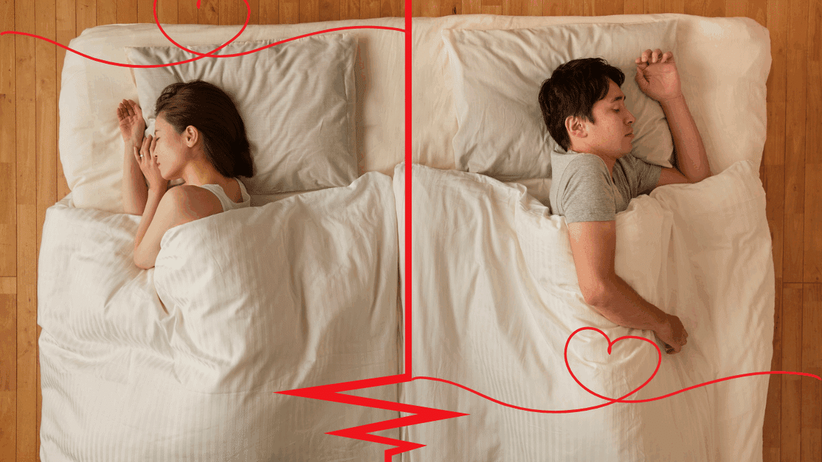 Celicouple : couple dormant séparement