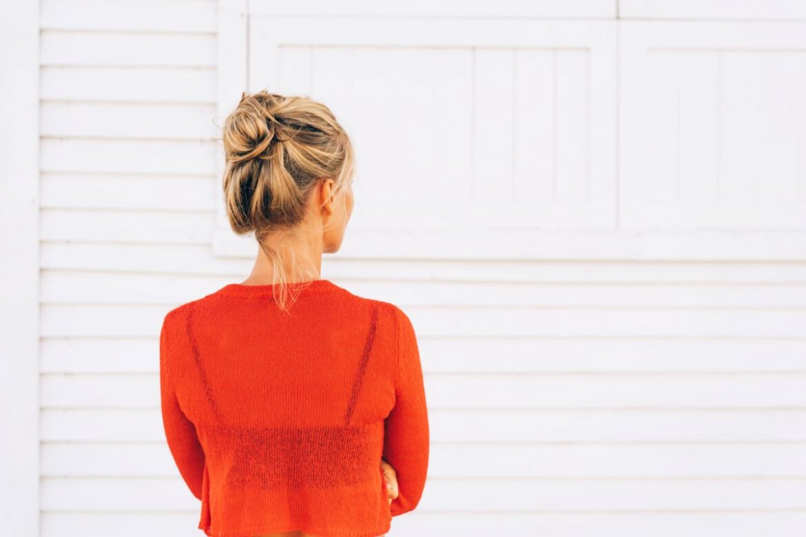 chignon banane femme